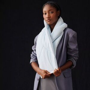 Maeve Anthropologie light pink puffer scarf, BRAND NEW